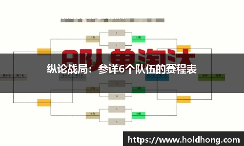 纵论战局：参详6个队伍的赛程表